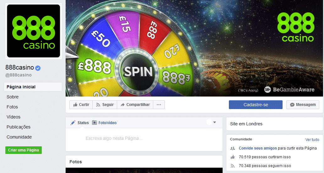 888casino facebook
