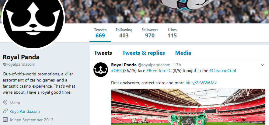 royal panda twitter