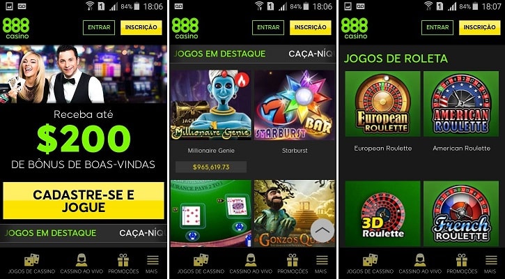 app 888casino mobile
