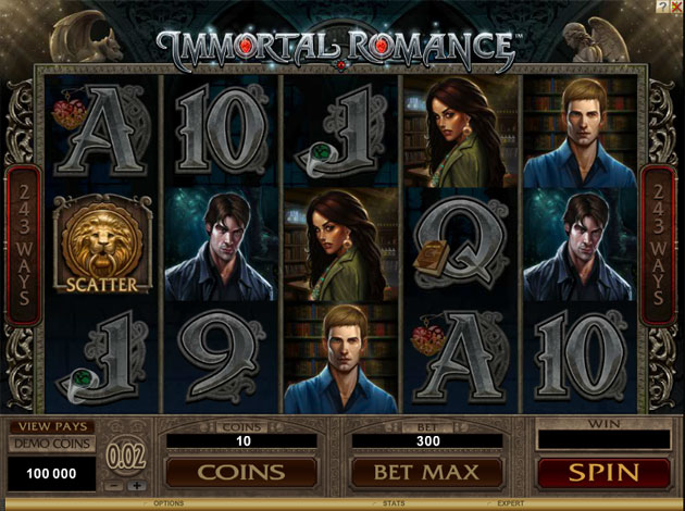 immortal romance caça-niqueis