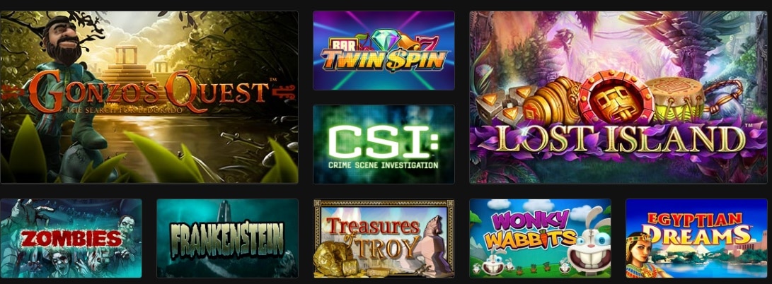 slots de cassino caça-níqueis