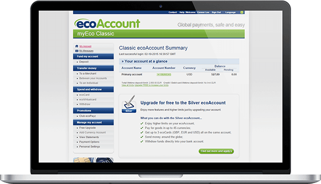 ecopayz pagamento