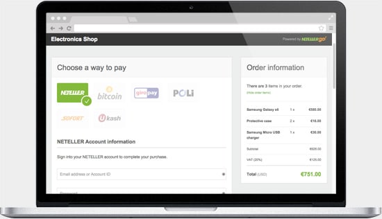 neteller website