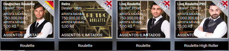 limites altos na roleta