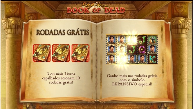 book of dead bônus