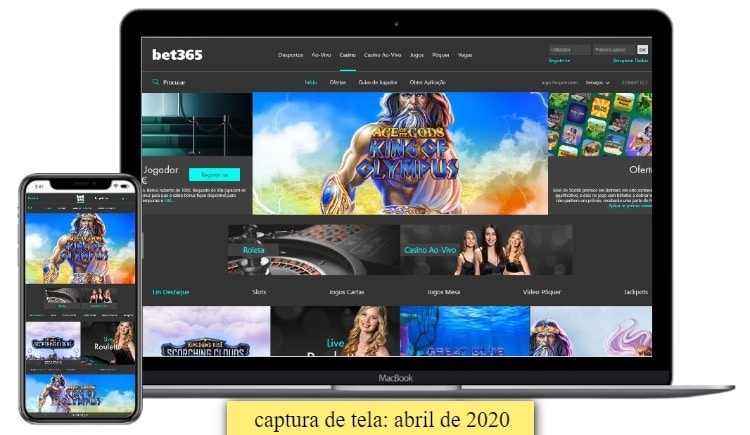 cassino bet365 Brasil interface do cassino bet365 no desktop e mobile