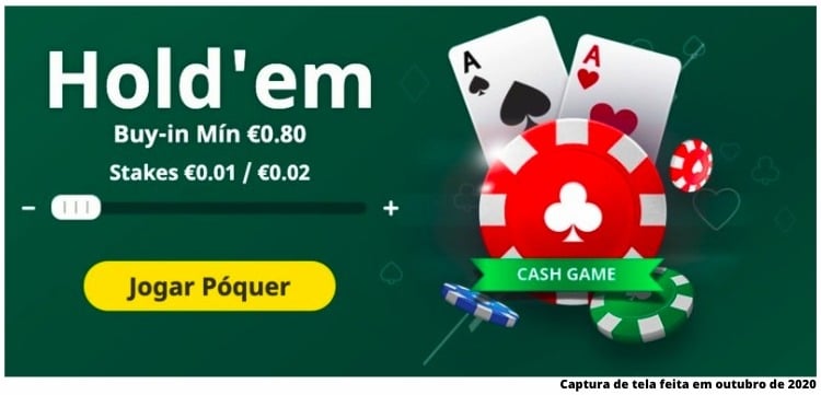 como jogar poker bet365