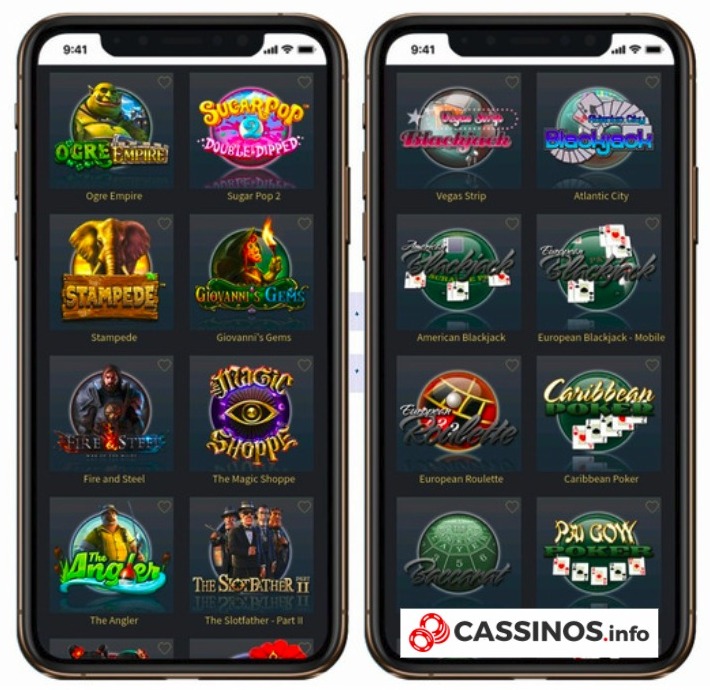 Cassino Online, Jogos de Cassino