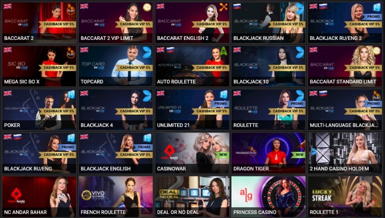 lobby do cassino ao vivo 1xslots