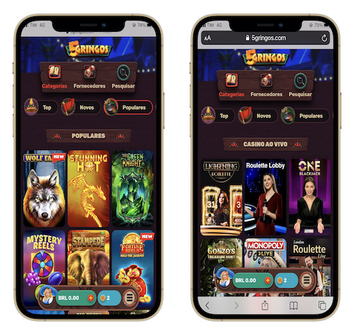 cassino 5gringos mobile