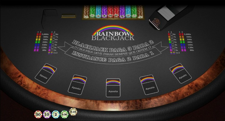 rainbow blackjack no pin-up cassino