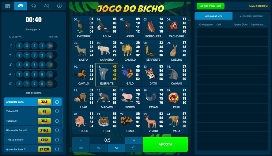 Central do Bicho  Jogo do Bicho Online