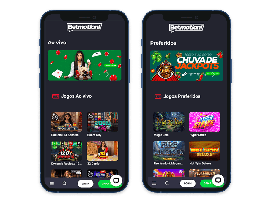 betmotion casino app
