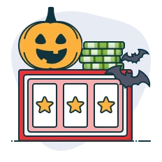 Halloween cassino with stars