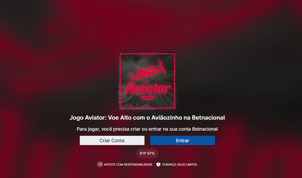 jogar no Cassino Betnacional Aviator: