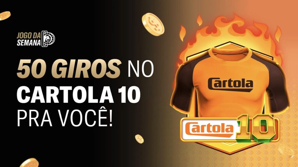 50 giros no Cartola 10