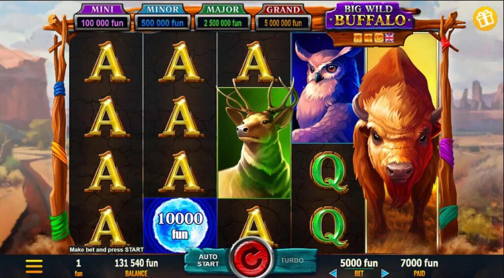Testei como jogar Big Wild Buffalo grátis