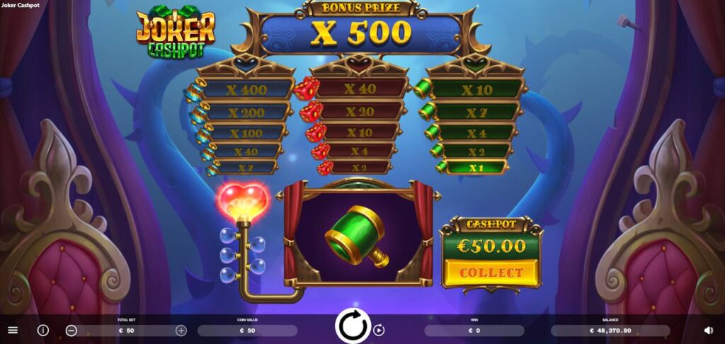Testei como jogar Joker Cashpot grátis