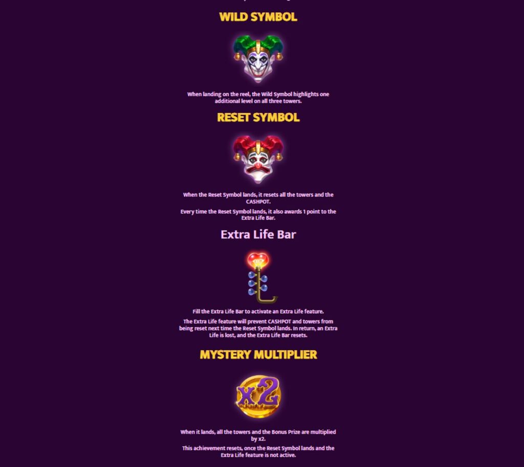 Recursos do Joker Cashpot
