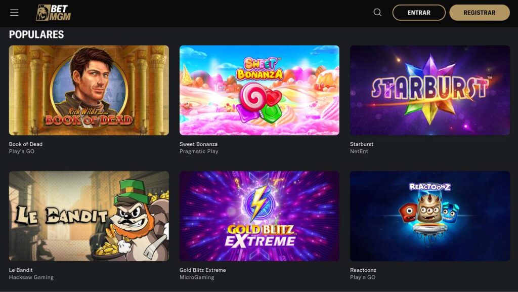 Melhor Seleção de Jogos no Cassino BetMGM